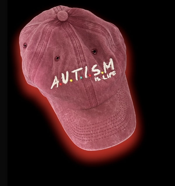 Autism "Friends" Font Cap